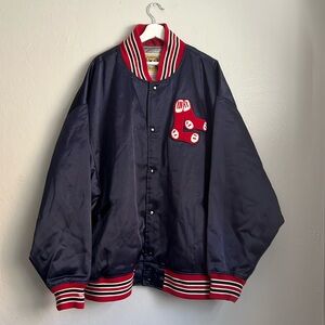 Mitchell & Ness Boston Red socks authentic satin jacket - 4x